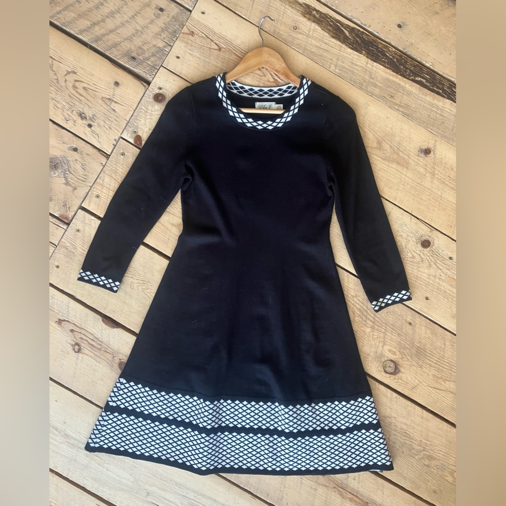 Knit Flare Skirt Dress